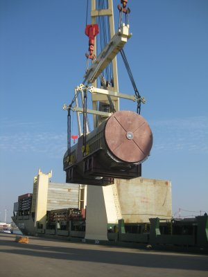 1 / 4 Project ex Vlissingen to Lumut - 1 Generator-Stator - 1177x490x464 cm - 447'400 kgs
